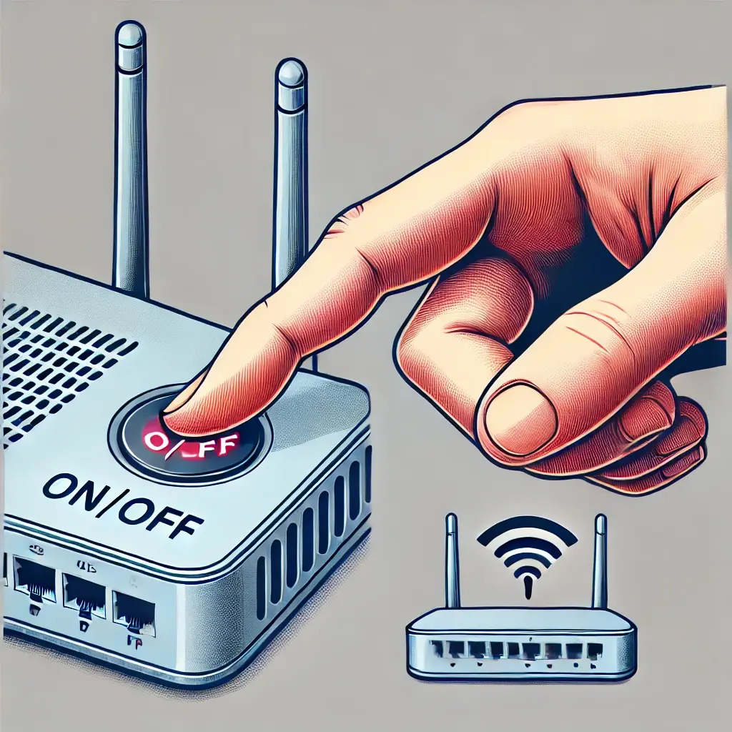 Reinicio del router