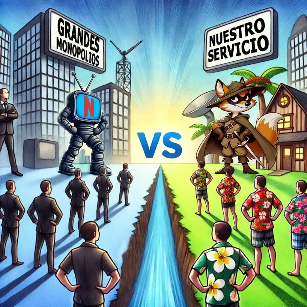 Diferencia del trafico de internet